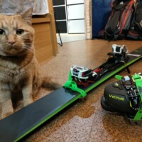 Yonesuke and ski crampons