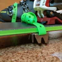 Crampon with ski